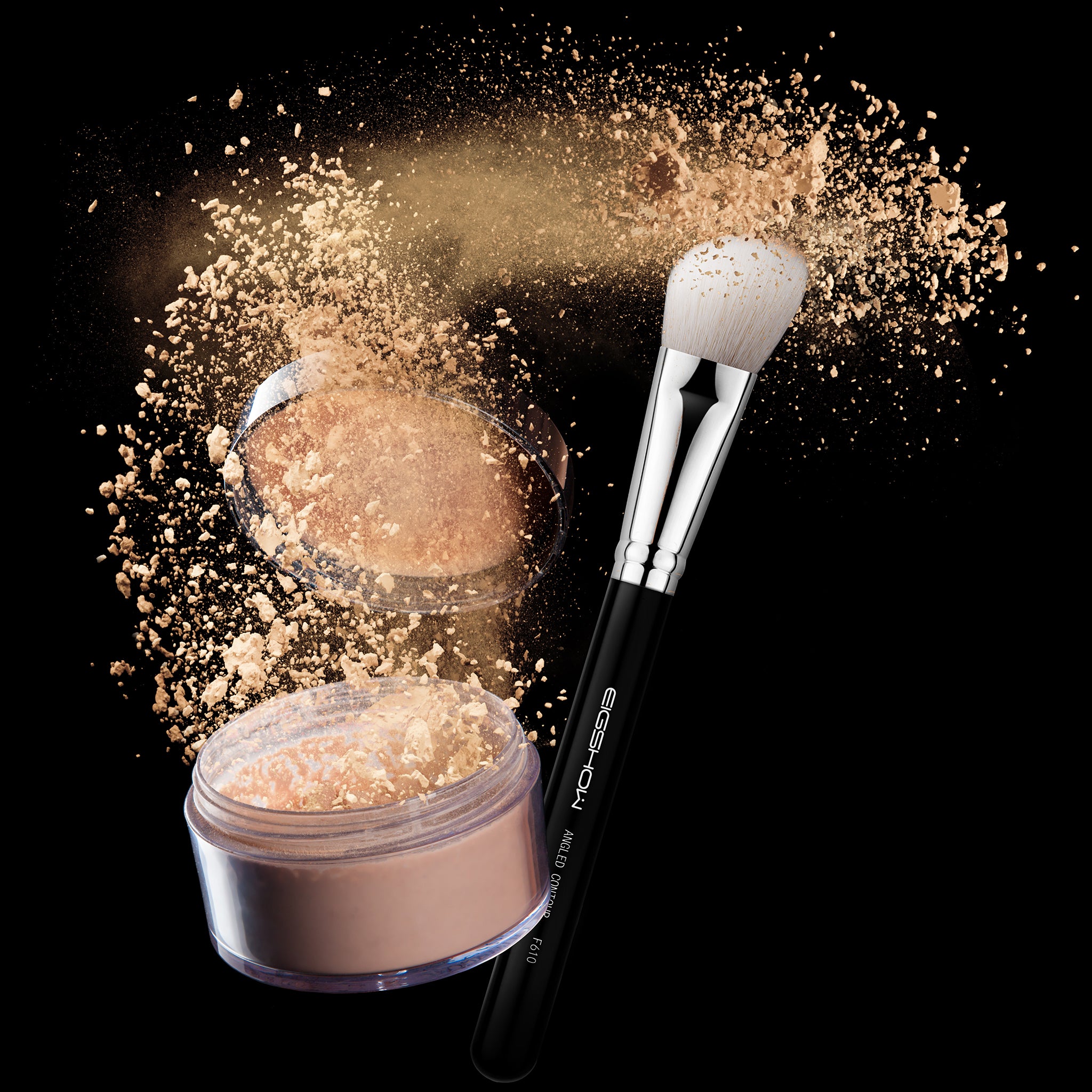 F610 - SMALL ANGLED CONTOUR BRUSH