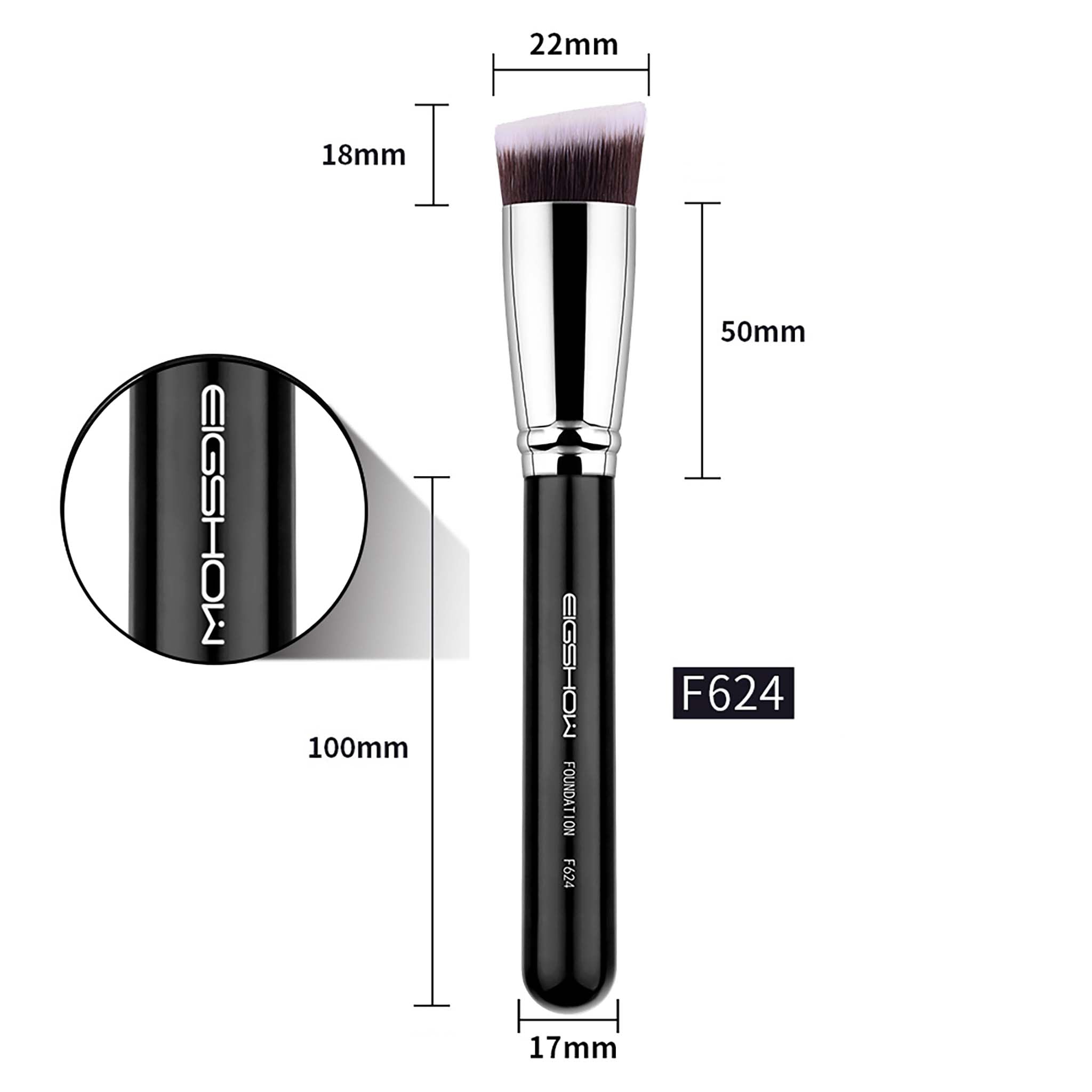 F624 - Angled Foundation Brush