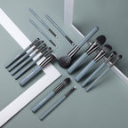 Jade Series – 15pcs Makeup Brush Kit – Agate Grey