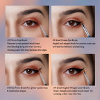 Ultra Fine Series - 5pcs All in One Pro Detail Eyeliner Brush Kit