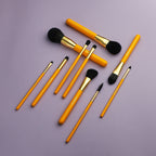 10pcs Vegan - Yellow Brush Kit
