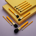 10pcs Vegan - Yellow Brush Kit
