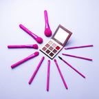 10pcs Vegan - Magenta Brush Kit