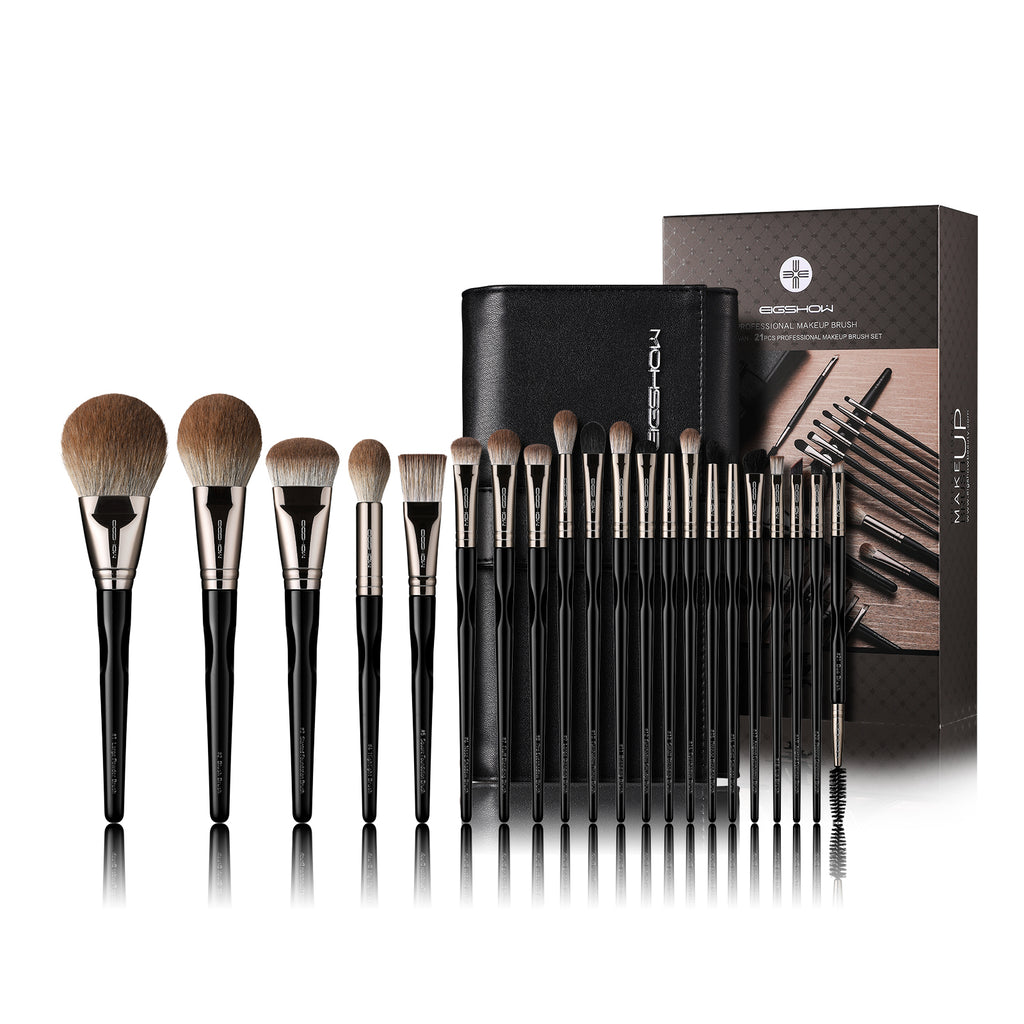 Black Swan Series - 21pcs Professional Makeup Brush Set