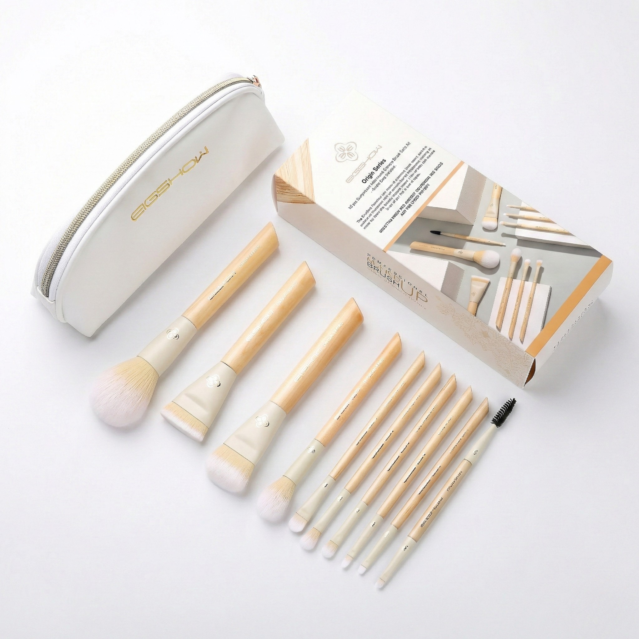 Burlywood - 10pcs Makeup Brush Kit