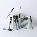 Jade Series – 15pcs Makeup Brush Kit – Agate Grey